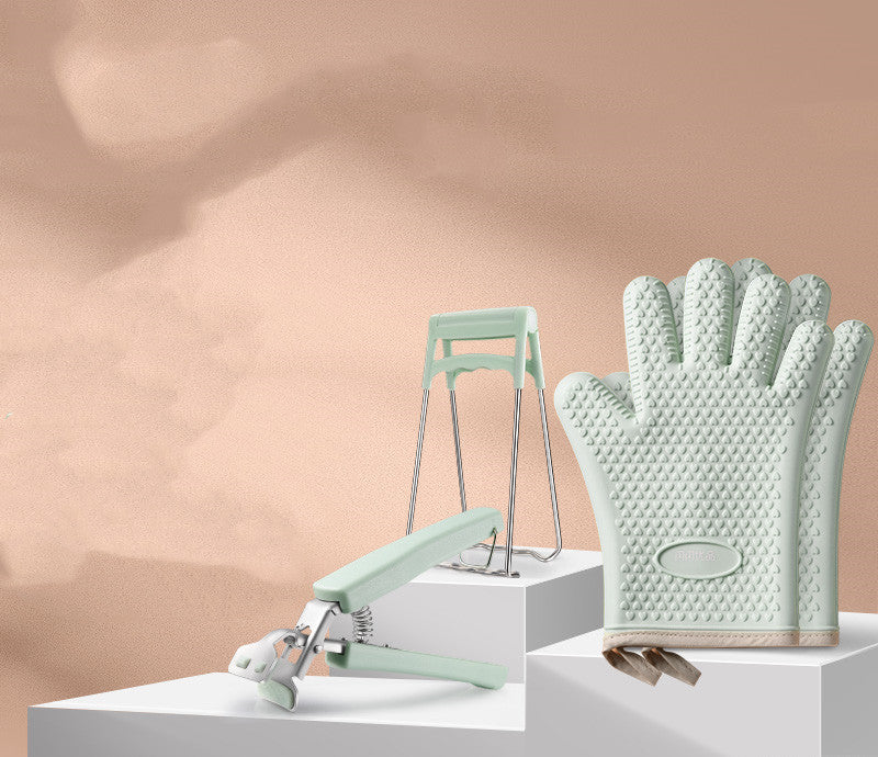 Anti-Scald Kitchen Set | Clip, Pad & Glove Combo